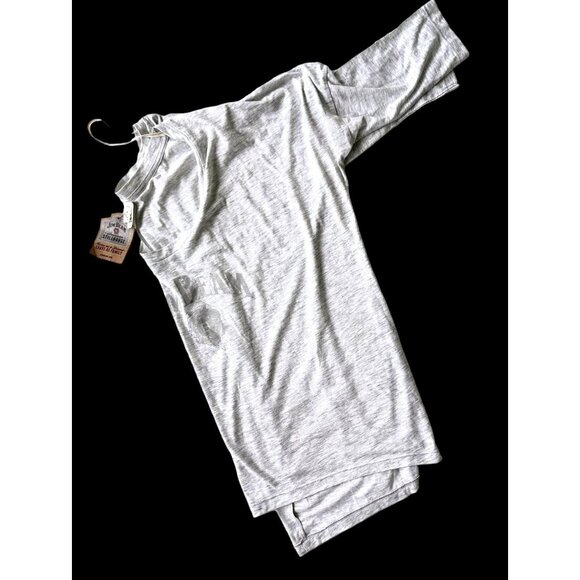 NWT Knob Hill Jim Beam Tee Top Sz M Light Gray Bourbon Whiskey Logo Drop… - Picture 10 of 12